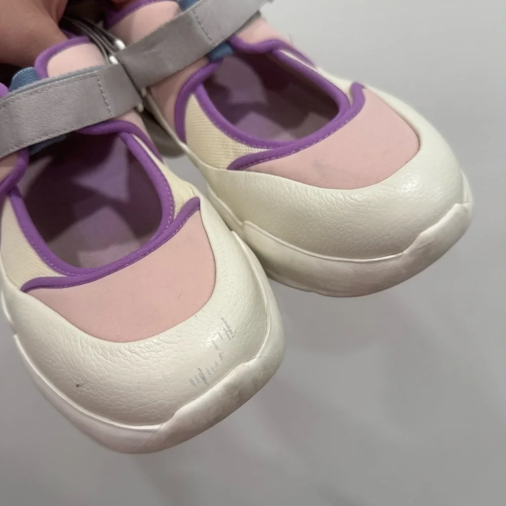 Kate Spade Cloud Cut Out Chunky Platform Sneakers Purple